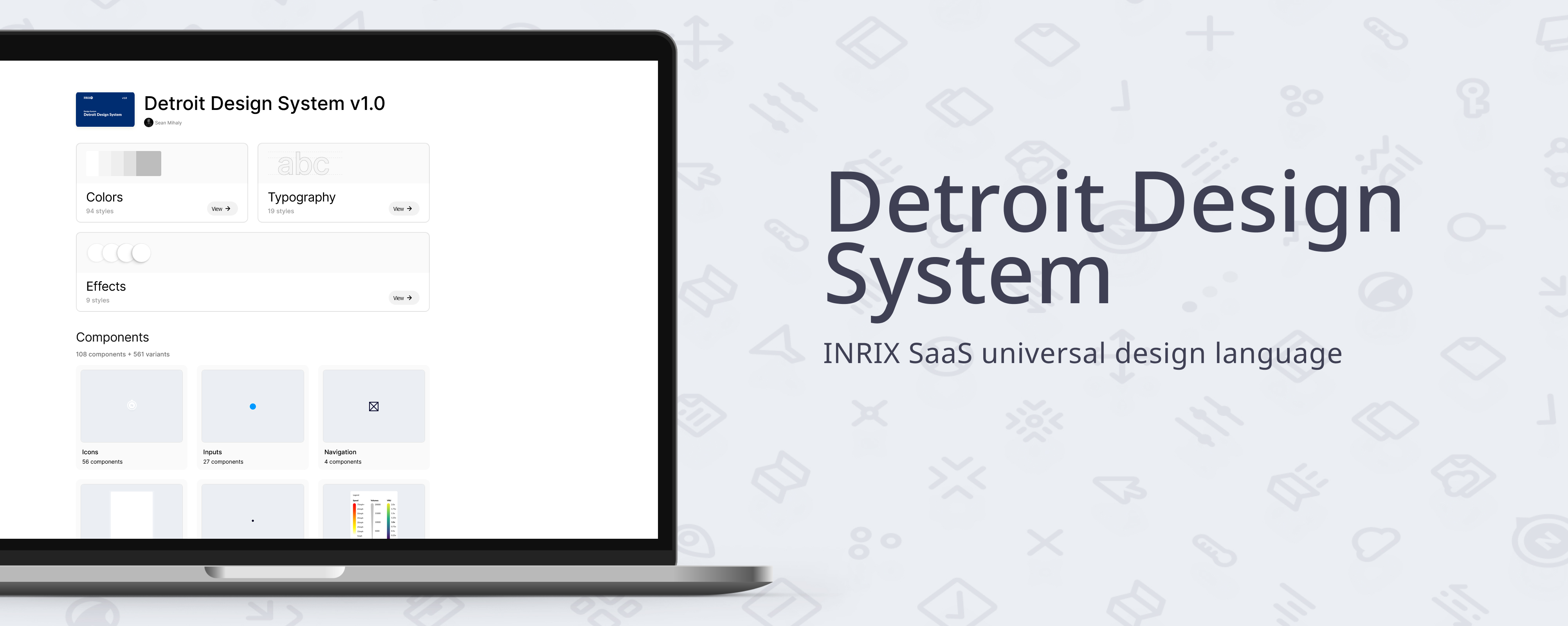 Detroit Design System: INRIX SaaS universal design language