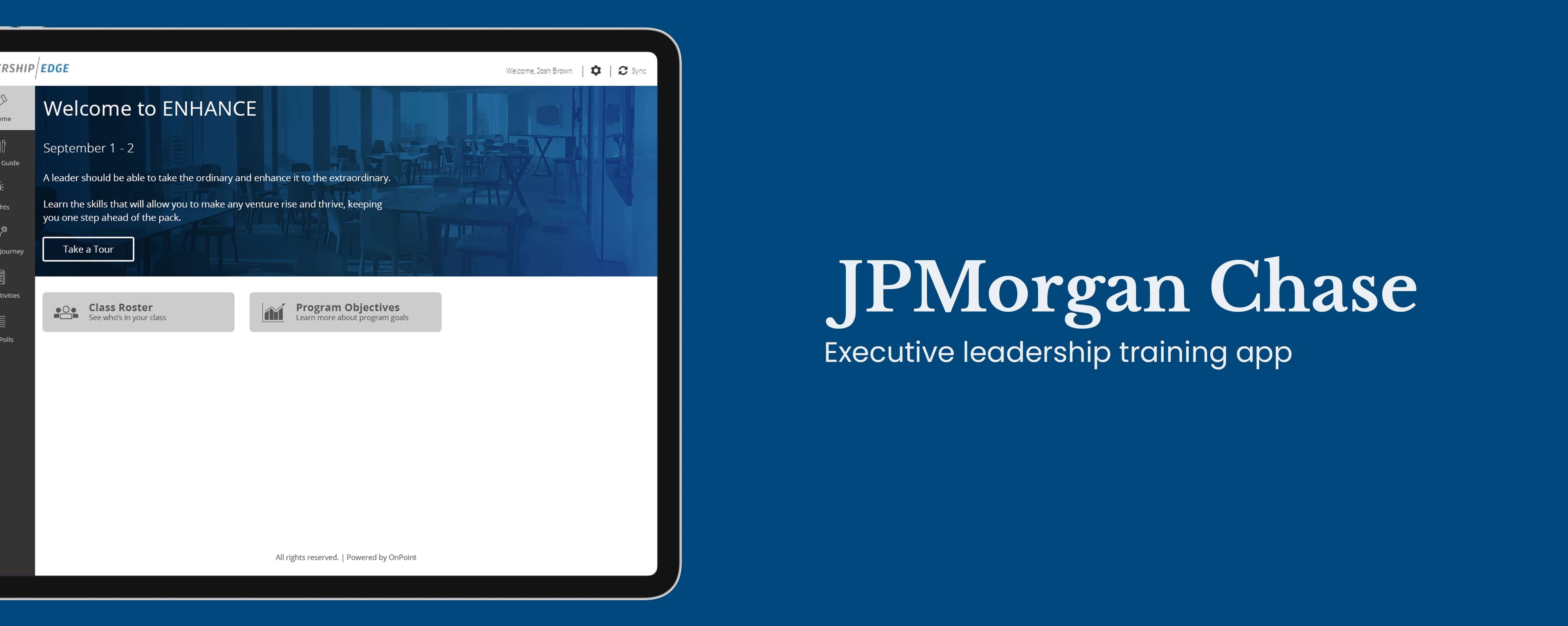 JPMorgan Chase: Executive leadership training app